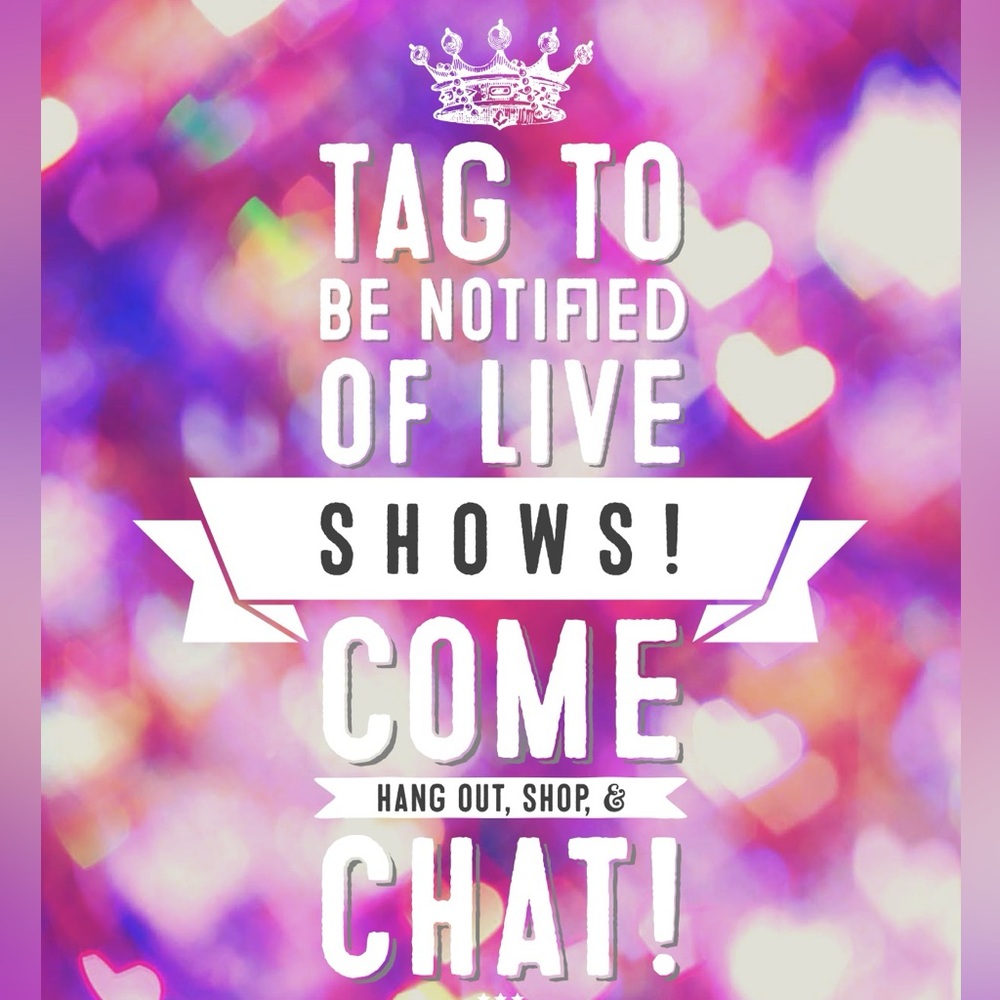 💜🩷 like this flyer to be notified of when I get online live for some fun! 🩷💜